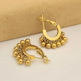 گوشواره زنانه مینیمال کد 0219 مینیمال رنگ گلد