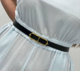 کمربند ترند طلایی 2 سانت