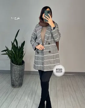 پالتو آستردار شقایق