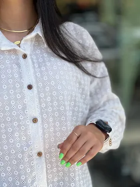شومیز سوزن دوزی شده کوک و دوک کد 458