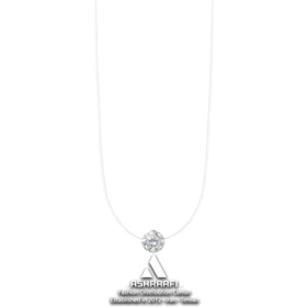 گردنبند تک نگین بند نامرئی Invisible Solitaire Necklace