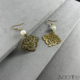 گوشواره زنانه طرح سنتی مرواریدی 20408