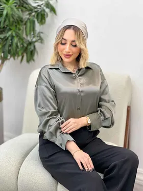 شومیز ساتن سلین