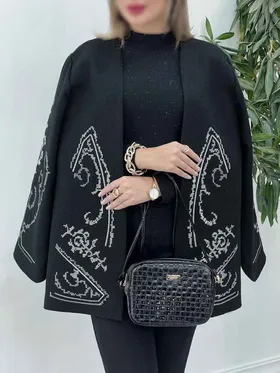 پالتو گلدوزی جلو باز