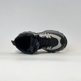 بوت بچگانه ساق‌دار هوک طوسی مشکی