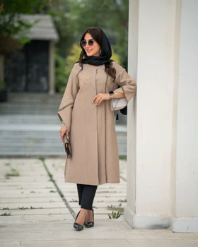 مانتو بلند شیک مدل رویسا کد 1551