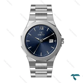 ساعت مچی انزو EC-610AVL اصل سیلور صفحه سرمه ای Enzo-8077-L