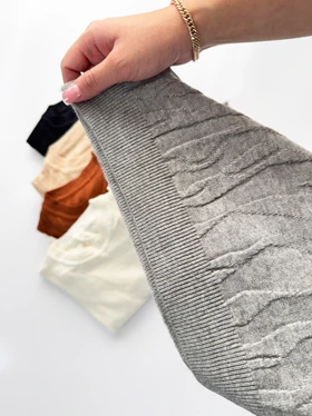 بلوز بافت گپ آستین بلند