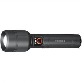 چراغ قوه دستی پورودو Porodo مدل PDFL5101GY روشنایی 1200 لومن