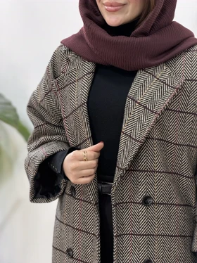 پالتو پشمی آستردار آیسو گلدیس