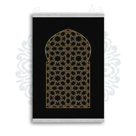 *جدید* فرشینه از جنس پارچه شانل مخمل ترک طرح فانتزی برند دفه کد 36