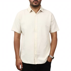 پیراهن آستین کوتاه بیسکوییتی سیزر مدل 151117912