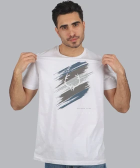 تیشرت طرح دار مردانه 0439