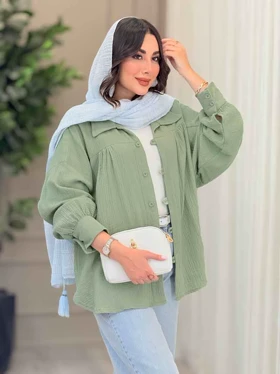 مانتو چین‌دار پایین هلال