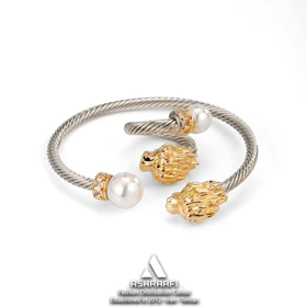 دستبند و انگشتر دیوید یورمن طرح شیر Bracelet & Ring Set SG1