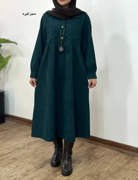 پیراهن مانتویی پاییزه ترگل 2