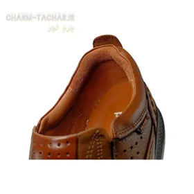 کفش روزمره/طبی مردانه تمام چرم طبیعی دست دوز