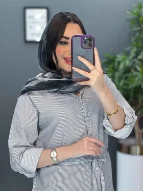 مانتو نخی راه راه