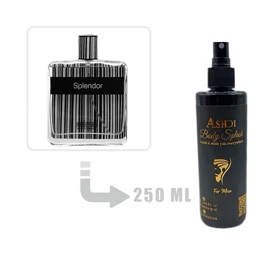 بادی اسپلش عطر ادکلن اسپلندور بلک-مشکی مردانه 250 میل Splendor Black for Men 250ml