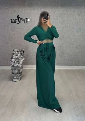 ست نیم‌تنه و شلوار کد : 8135