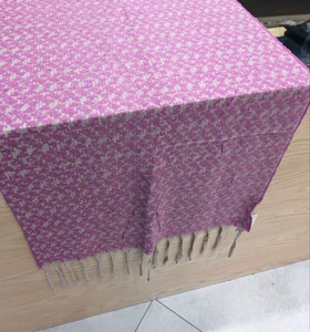 شال پاییزه موهر حوله‌ای برفکی 20508