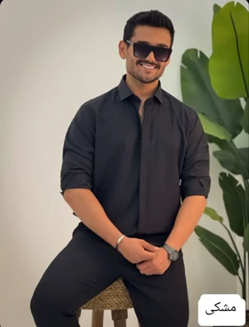 پیراهن پارچه ای ساده_کد4451