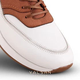 کفش روزمره مردانه چرم یلسان مدل فریان کد 580-GN