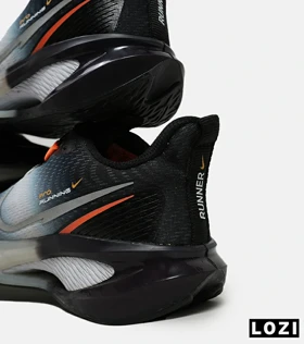 کفش کتانی مردانه و زنانه سفید نوک مدادی NIKE RUNNING DISK PRO
