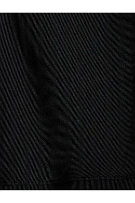 پیراهن تابستانی آستین کوتاه با یقه روکش دکمه‌ای با جزئیات 4SAM60005HW