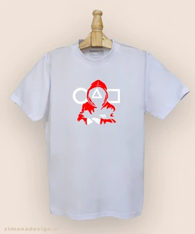 تیشرت مردانه و زنانه طرح اسکویید گیم کد 933