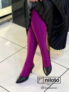 جوراب شلواری براق نیلوتو (09700)