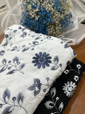 پیراهن مانتویی خامه دوزی