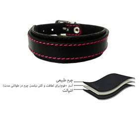 دستبند چرم وارک مدل رهام کد rb216