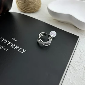 انگشتر زنانه طرح جواهری با قابلیت تنظیم سایز Xuping