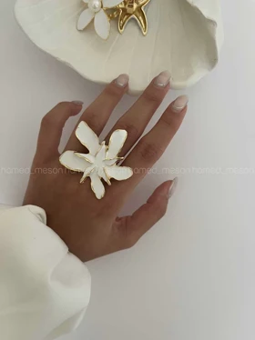 انگشتر طرح گل