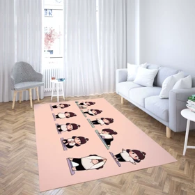 روفرشی کشدار پارچه هازان مخمل ترک طرح سنتی و مدرن برند دفه کد ULNGG 1367