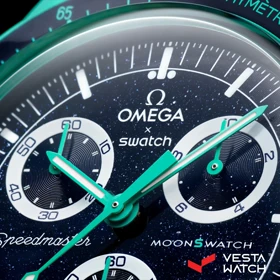 ساعت مچی امگا سواچ شفق قطبی Omega Swatch POLAR LIGHTS