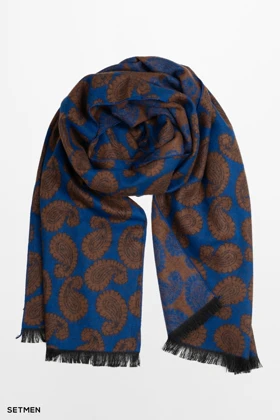 شال گردن مردانه پشمی