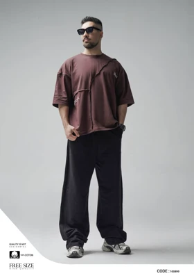 ست تیشرت لش و شلوار بگ مردانه/کد:100899