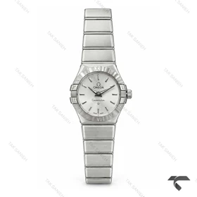 ساعت امگا کانسلیشن زنانه مینی تمام سیلور ایندکس خطی Omega-11500-L
