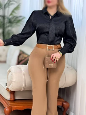 شومیز کرواتی مدل نیلوفر کد 50199