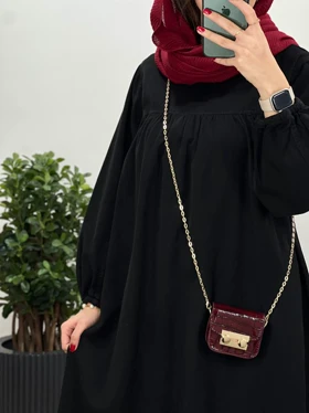 پیراهن مانتویی بلند کتان پنبه 3