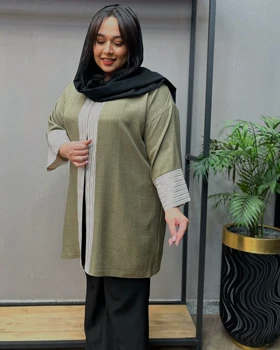 مانتو سوزن دوزی کیمونو