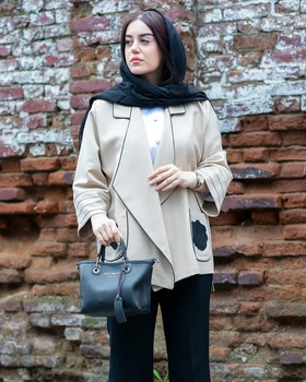 کت یقه آرشال گلدوزی