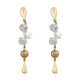 گوشواره زنانه مدل آویز سنگی