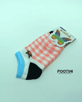 جوراب کالج طرح چهار خونه p8