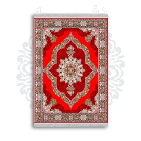 *جدید* فرشینه از جنس پارچه شانل مخمل ترک طرح فانتزی برند دفه کد 573