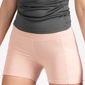 شلوارک کوتاه اسلیم افکت صورتی روشن جیب‌دار - Agi Slim Effect Shorts Gül Kurusu