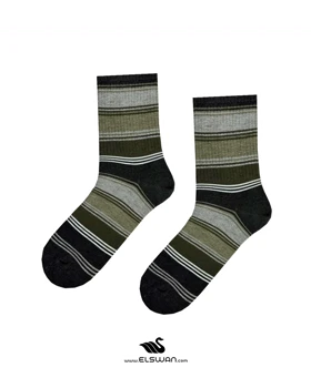 جوراب ساق‌دار کژوال (ذغالی)