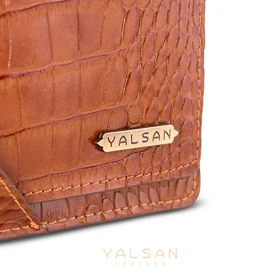 ست هدیه زنانه چرم یلسان مدل ساینا کد RDS-CHN-056-GC